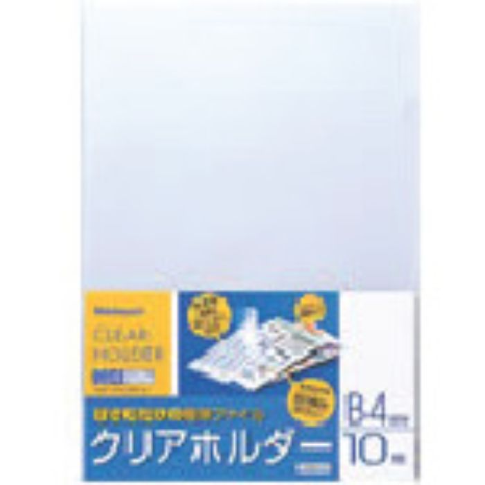 ナカバヤシ クリアホルダ-/B4/10枚(Tcode:7238509)