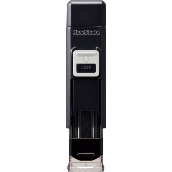 シヤチハタ ワンタッチ式印鑑ホルダー ハンコベンリ ブラック(Tcode:3478995)