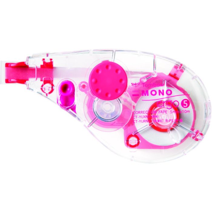 Tombow 修正テープ モノエルゴN5 レッド(Tcode:8559973)