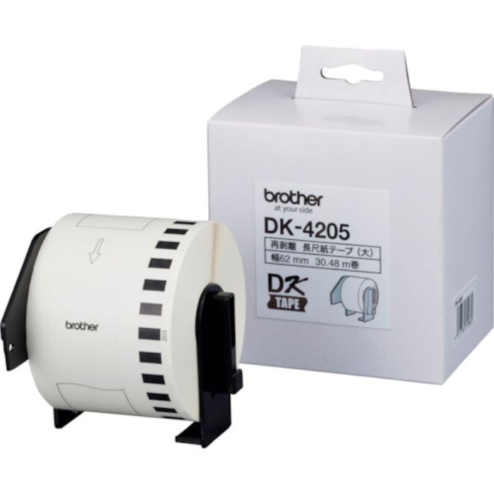 ブラザー DKテープ(QLシリーズ用)幅62mm無定長(弱粘着タイプ)(Tcode:3844779)