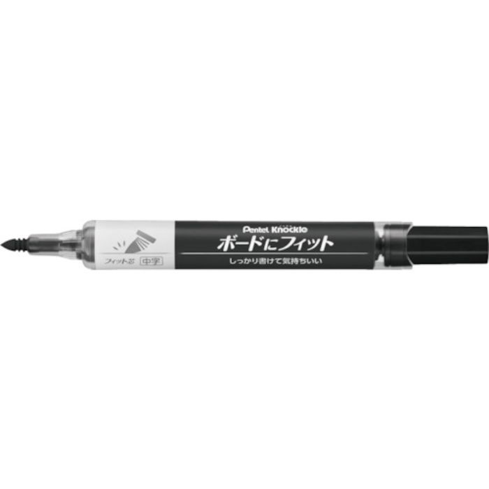 ペンテル ノックル ボードにフィット 中字 黒(Tcode:2469025)