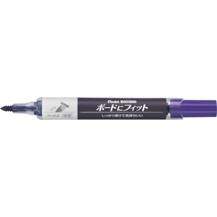 ペンテル ノックル ボードにフィット 中字 紫(Tcode:3582567)