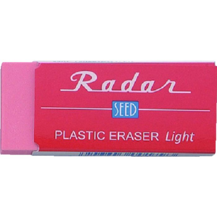 シード 消しゴム レーダーライト100 レッド 55×24mm(Tcode:8560042)