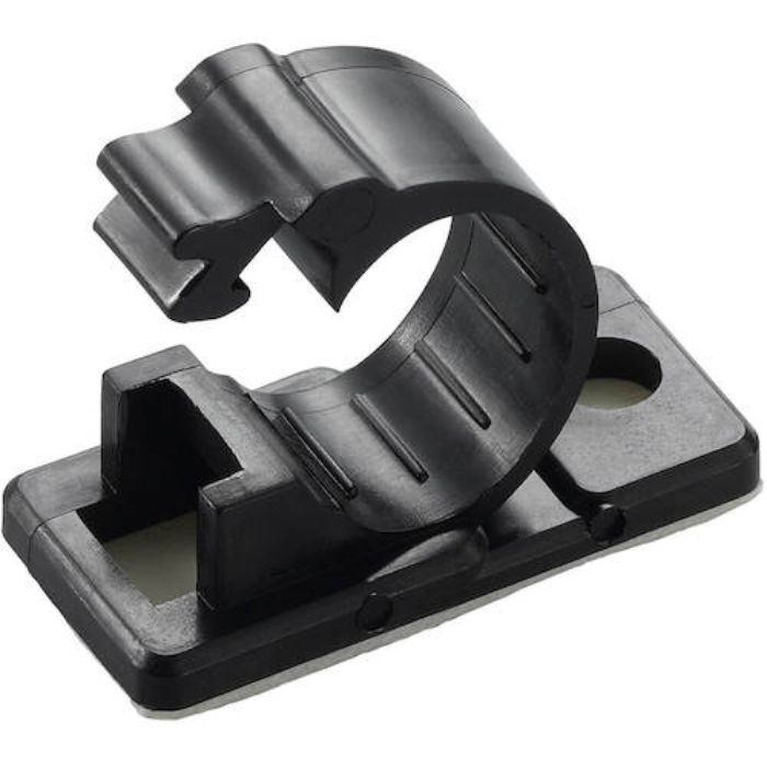 YAZAWA ケーブルクリップ内径12mm黒(Tcode:4870903)