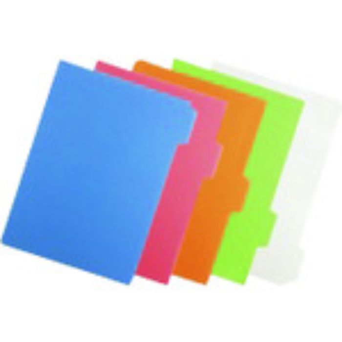 プラス 88161)カラーインデックスシート FL-103CH 5山5枚(Tcode:1966121)