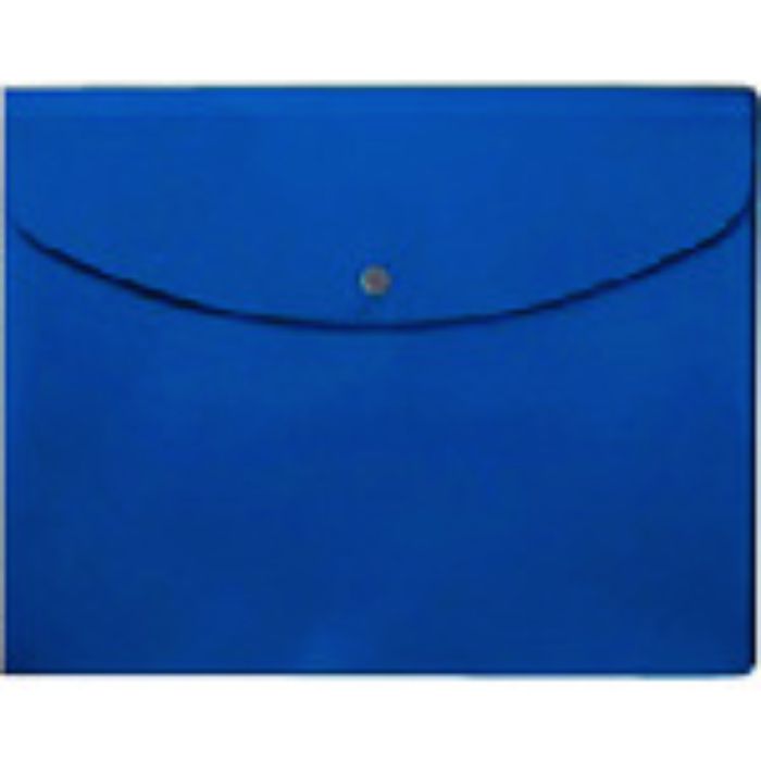 プラス 816809)エンベロープ マチ付横 FL121CH 青 10枚 (Tcode:1958223)