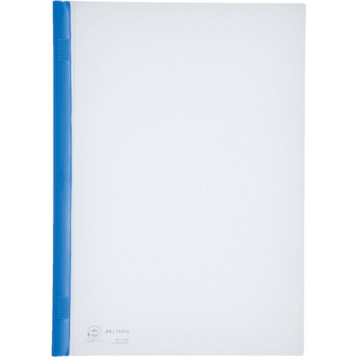リヒト A4/S厚綴じスライドバーファイル(10冊入) 青(Tcode:8559702)