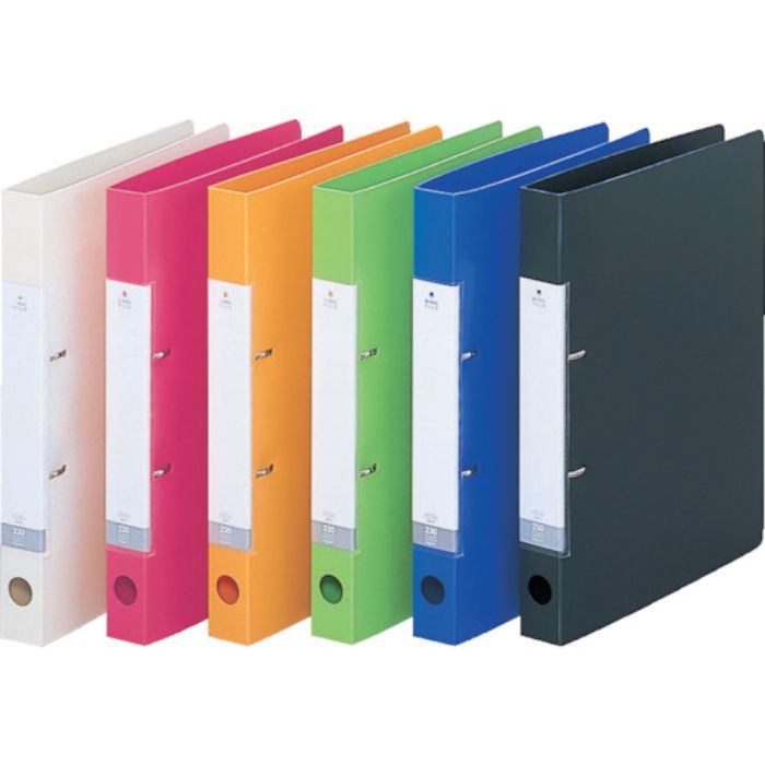 リヒト A4/S D型リングファイル(230枚) 黒(Tcode:8559655)