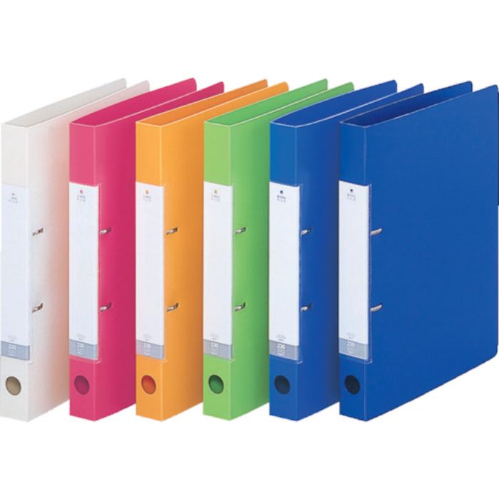 リヒト A4/S D型リングファイル(230枚) 青(Tcode:8559656)