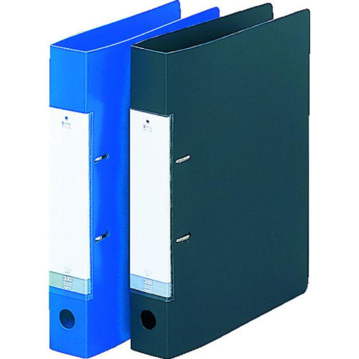 リヒト A4/S D型リングファイル(350枚) 黒(Tcode:8559657)