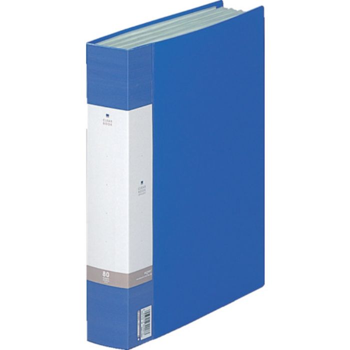 リヒト A4/S クリヤーブック(80枚) 青(Tcode:8559711)