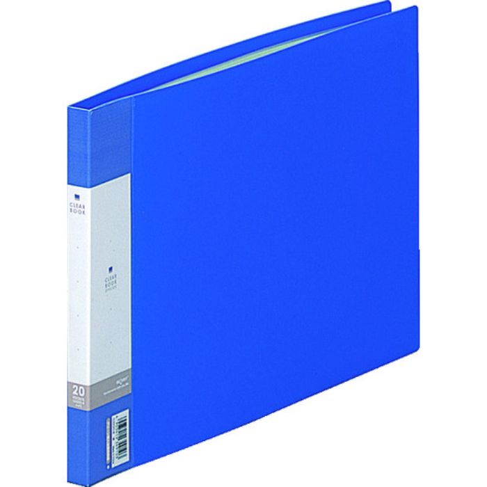 リヒト A4/E クリヤーブック(20枚) 青(Tcode:8559717)