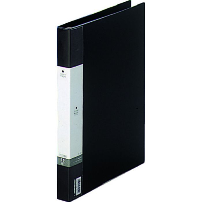 リヒト A4クリヤーブック 黒(Tcode:8559725)