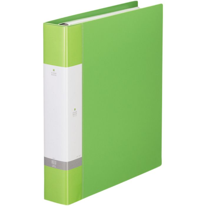 リヒト A4クリヤーブック 35P 黄緑 A4(Tcode:2266483)