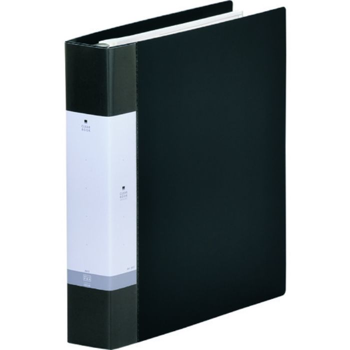 リヒト 交換式クリヤーブック45枚 黒(Tcode:1494731)