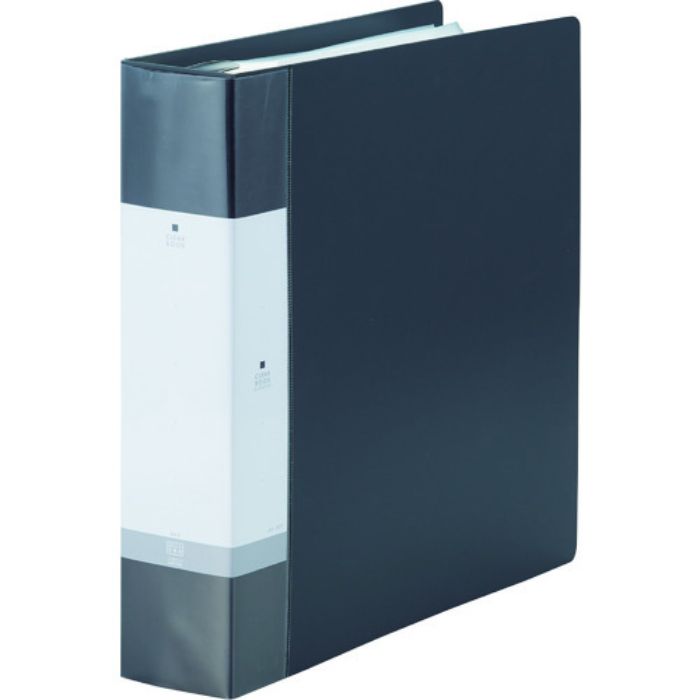 リヒト 交換式クリヤーブック56枚 黒(Tcode:1494733)