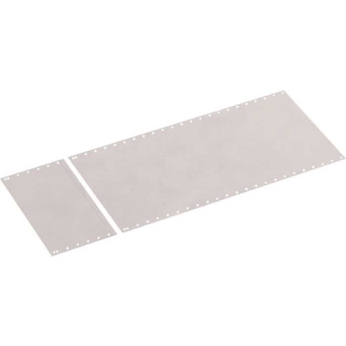 TRUSCO スチール製軽量ボルト式棚用側板 D600×H1500用 ネオグレー(Tcode:5071135)