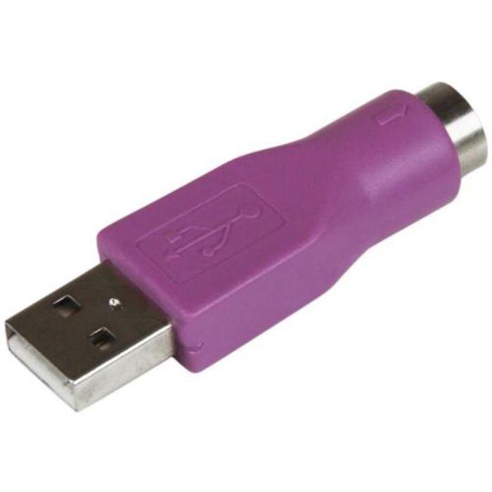 スターテック PS/2変換アダプター/PS/2キーボード対応/USB-A オス - PS/2 メス(Tcode:4932907)