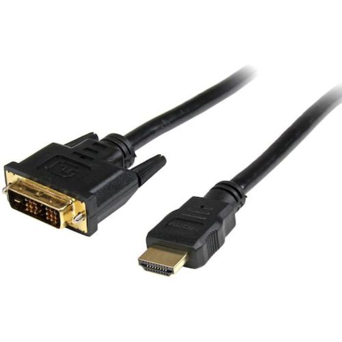 スターテック ディスプレイ変換ケーブル/HDMI - DVI-D/1m/HDMIオス・DVIオス(Tcode:4929803)