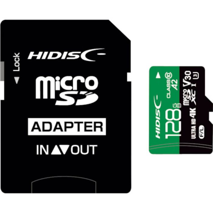 ハイディスク 超高速R170シリーズmicroSDXCカード 128GB(Tcode:3647186)