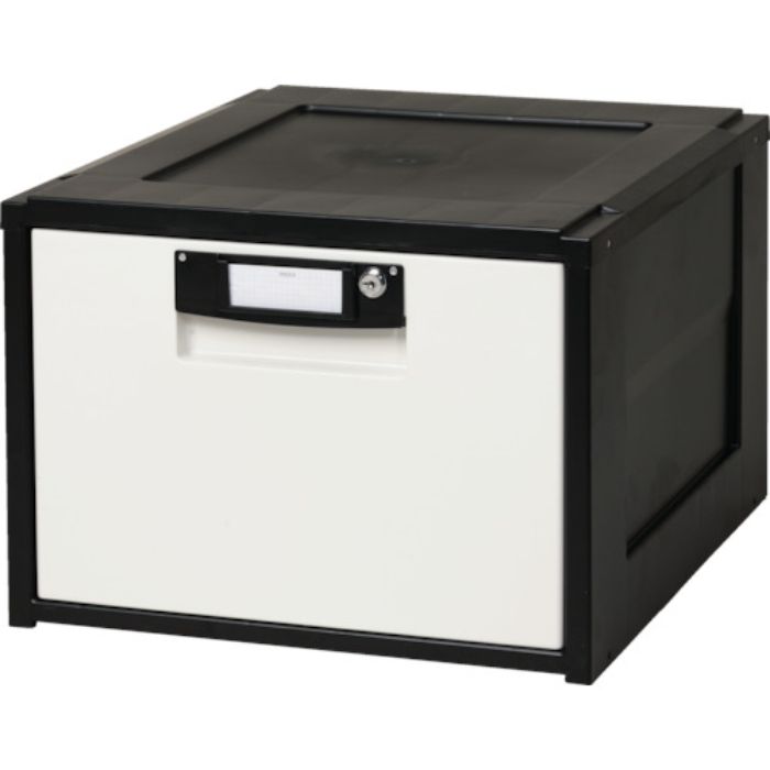 IRIS 261776 事務収納 オフィスチェスト 425×509×309 黒(Tcode:3314570)