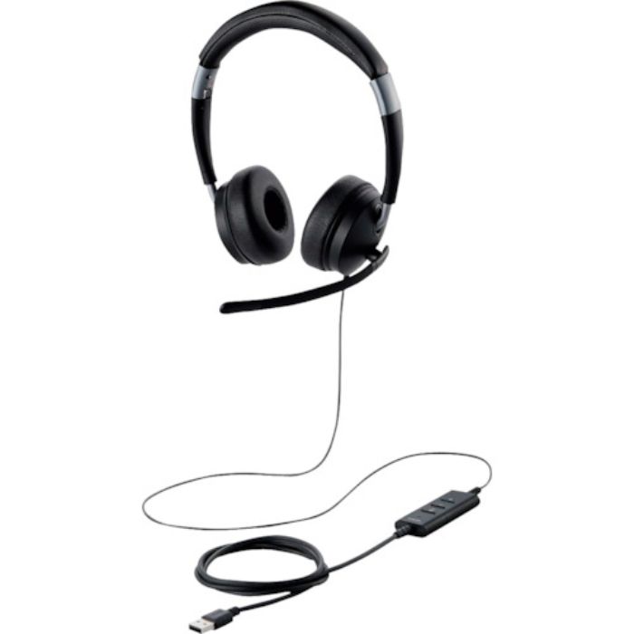 エレコム 有線ヘッドセット デュアルマイクノイズリダクション 40mmドライバ USB-A 両耳 ブラック(Tcode:3771879)