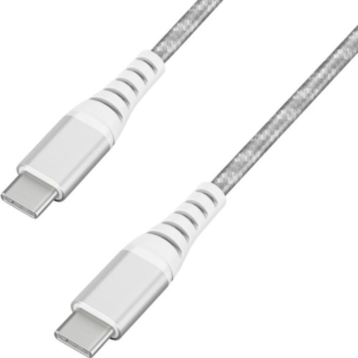 IRIS 517602 高耐久USB-C to USB-Cケーブル 1m シルバー(Tcode:2572213)