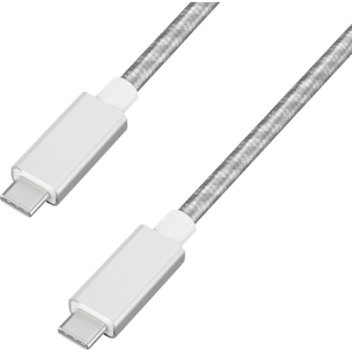IRIS 517608 高耐久USB3.1ケーブル 1m(GEN2) シルバー(Tcode:2572214)