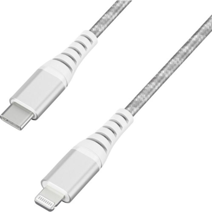 IRIS 517585 高耐久USB-C to Lightningケーブル 1m シルバー(Tcode:2572217)