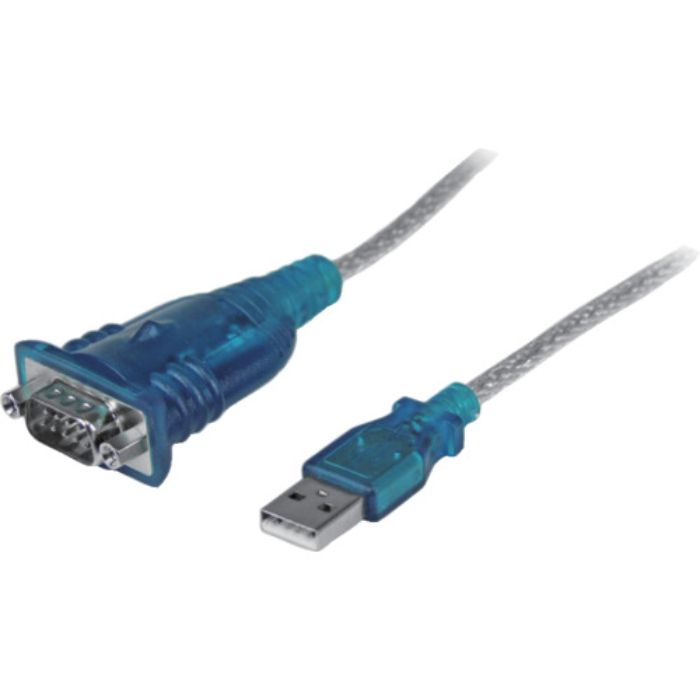 スターテック シリアル変換ケーブル/USB-A - RS232C/43cm/921.6Kbps/ブルー(Tcode:4928238)