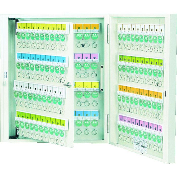 TRUSCO キーボックス 鍵付タイプ ホルダ数160個(Tcode:8338)