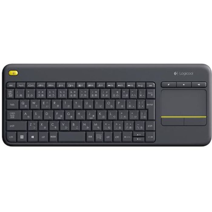 ロジクール ワイヤレス タッチキーボード k400 Plus ブラック(Tcode:4584918)