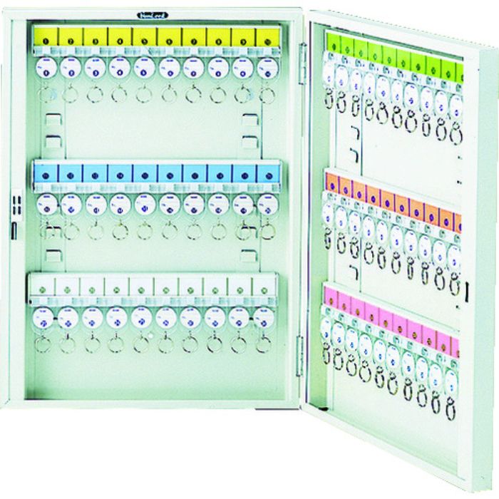 TRUSCO キーボックス 鍵付タイプ ホルダ数60個(Tcode:8168)