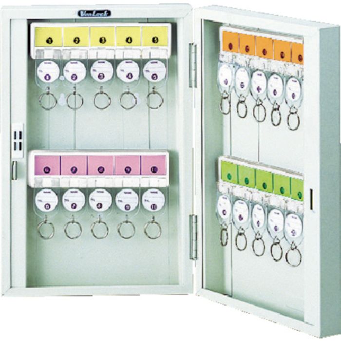 TRUSCO キーボックス ダイヤルキー仕様 ホルダ数20個(Tcode:8368801)