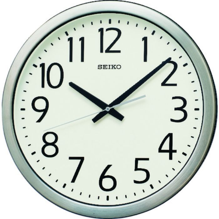SEIKO 防湿・防塵型オフィスクロック 直径381×40 金属枠(Tcode:6734)