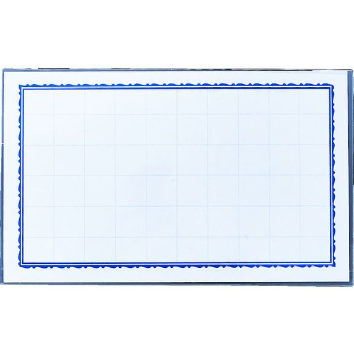TRUSCO 再生PET 硬質簡易名札 クリップピンタイプ 台紙55×90mm(Tcode:1372240)