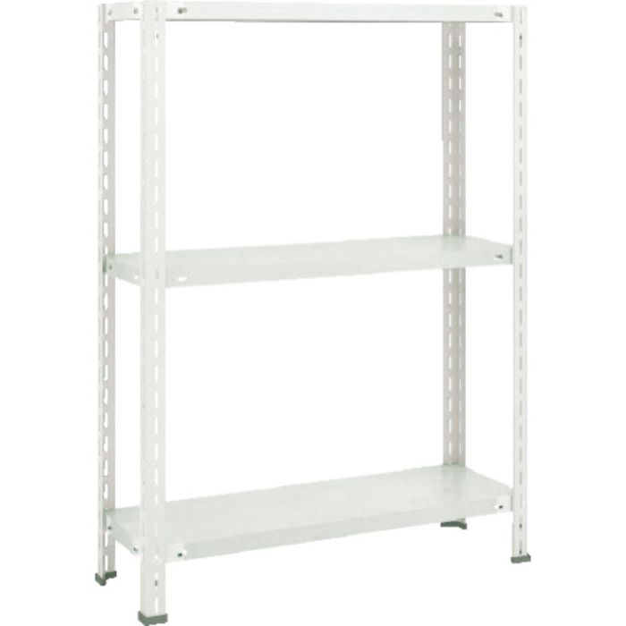 TRUSCO スチールラック 軽量棚 中棚ボルトレス型1800X300X1200 3段 ネオグレー(Tcode:5108098)