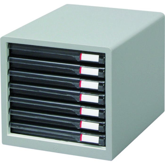 IRIS 245970 レターケース浅型7段 265×350×258 ライトグレー(Tcode:3726975)