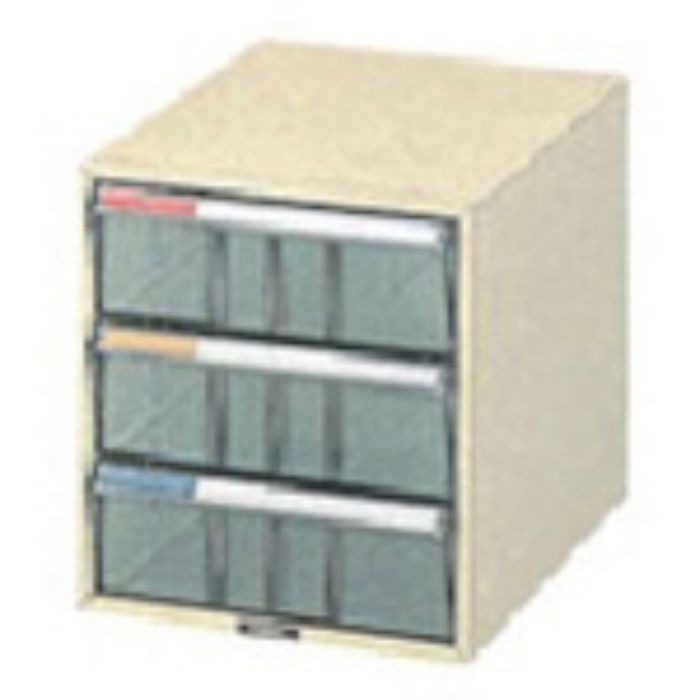 ナカバヤシ レタ-ケ-ス A4 深型 3段(Tcode:7239891)