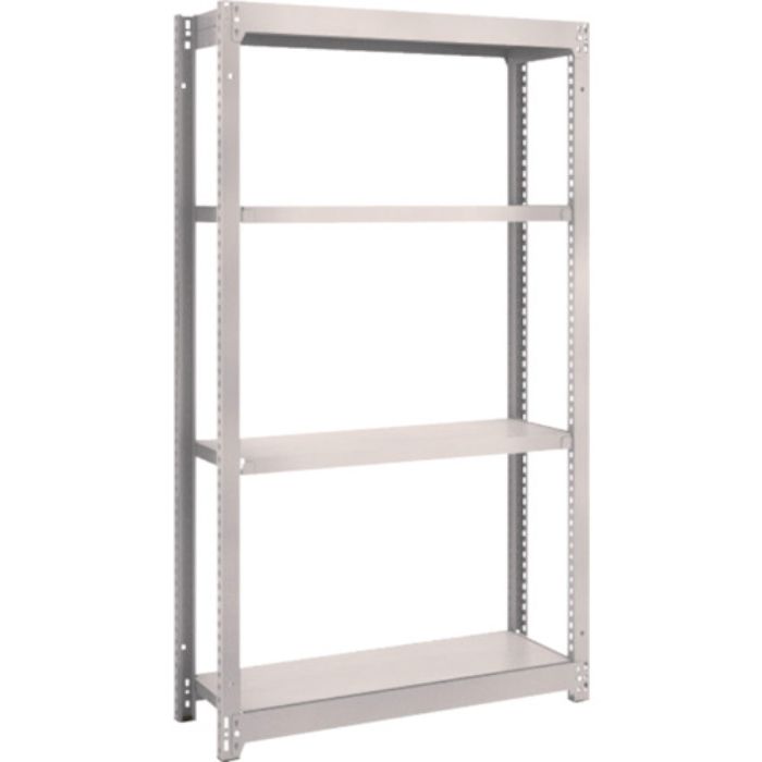 TRUSCO スチールラック M1.5型軽中量棚 860×295×H1500 4段単体 ネオグレー(Tcode:5065861)