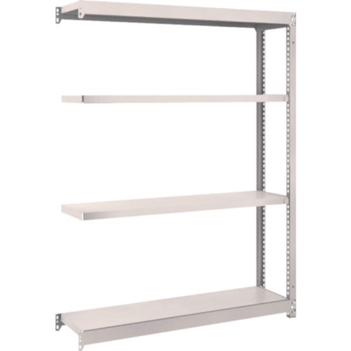 TRUSCO スチールラック M1.5型軽中量棚 1160×295×H1500 4段連結 ネオグレー(Tcode:5082803)