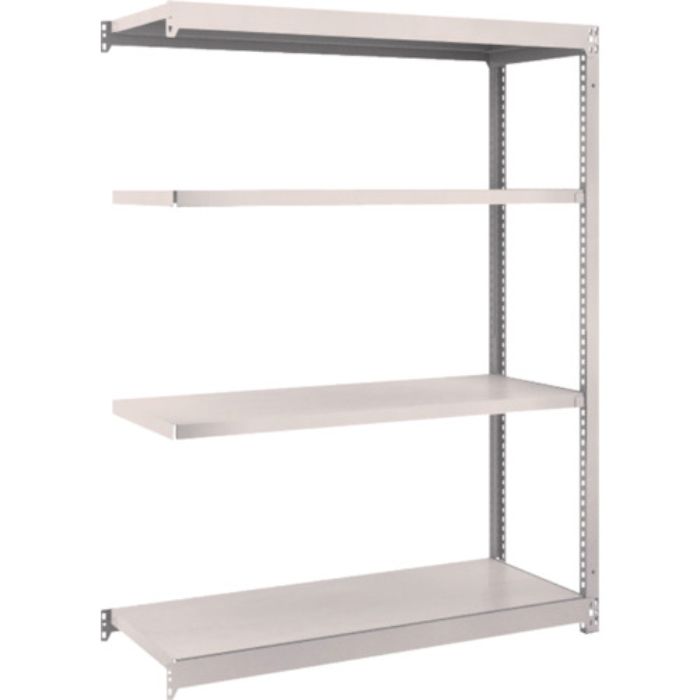 TRUSCO スチールラック M1.5型軽中量棚 1160×445×H1500 4段連結 ネオグレー(Tcode:5082846)