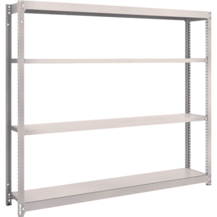 TRUSCO スチールラック M1.5型軽中量棚 1760×295×H1500 4段単体 ネオグレー(Tcode:5058708)