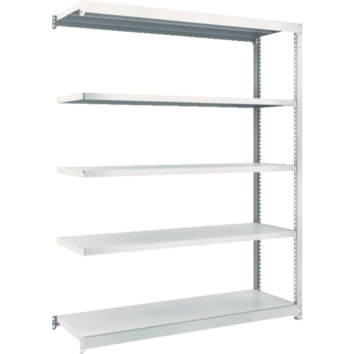 TRUSCO スチールラック M1.5型軽中量棚 1460×445×H1800 5段連結 ネオグレー(Tcode:5083851)