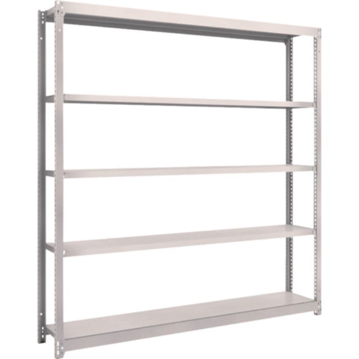 TRUSCO スチールラック M1.5型軽中量棚 1760×295×H1800 5段単体 ネオグレー(Tcode:5058848)