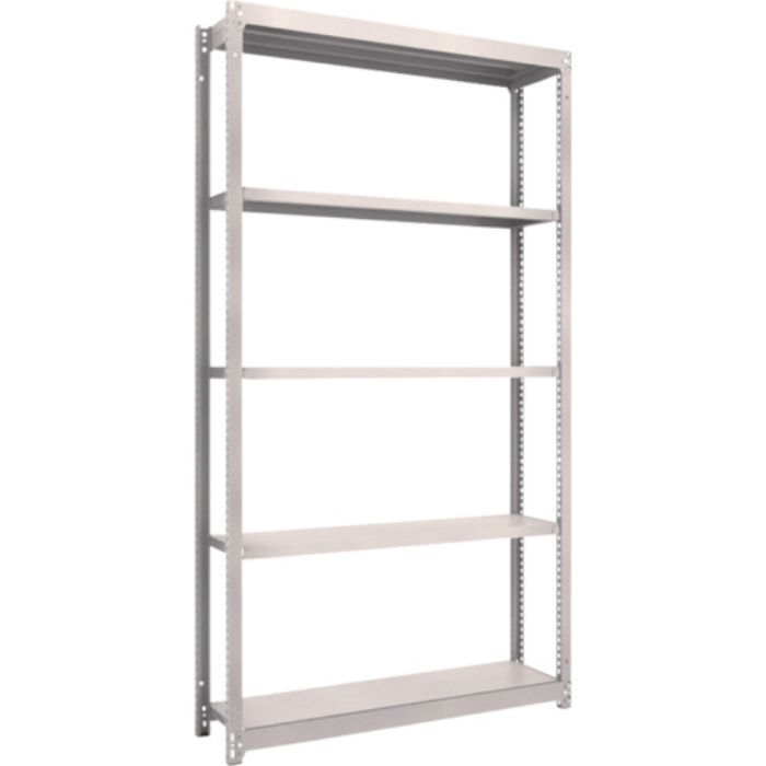 TRUSCO スチールラック M1.5型軽中量棚 1160X295XH2100 5段単体 ネオグレー(Tcode:5061628)