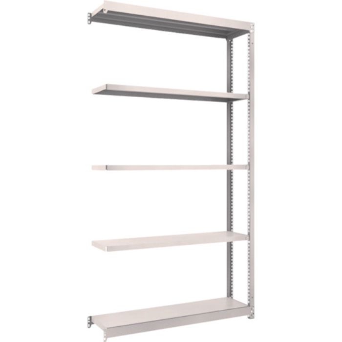 TRUSCO スチールラック M1.5型軽中量棚 1160X295XH2100 5段連結 ネオグレー(Tcode:5083923)