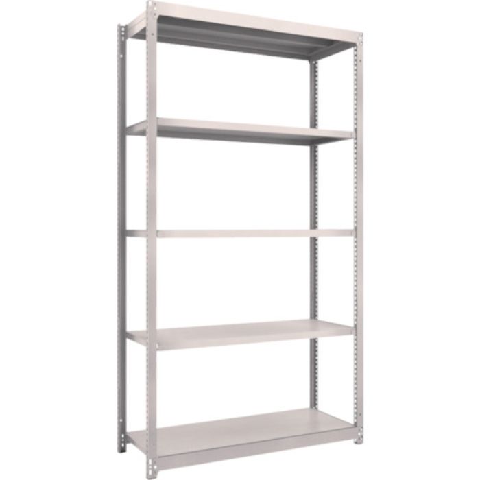 TRUSCO スチールラック M1.5型軽中量棚 1160X445XH2100 5段単体 ネオグレー(Tcode:5061661)