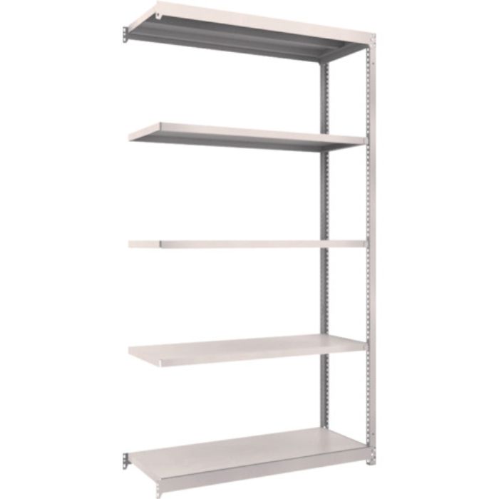 TRUSCO スチールラック M1.5型軽中量棚 1160X445XH2100 5段連結 ネオグレー(Tcode:5083966)