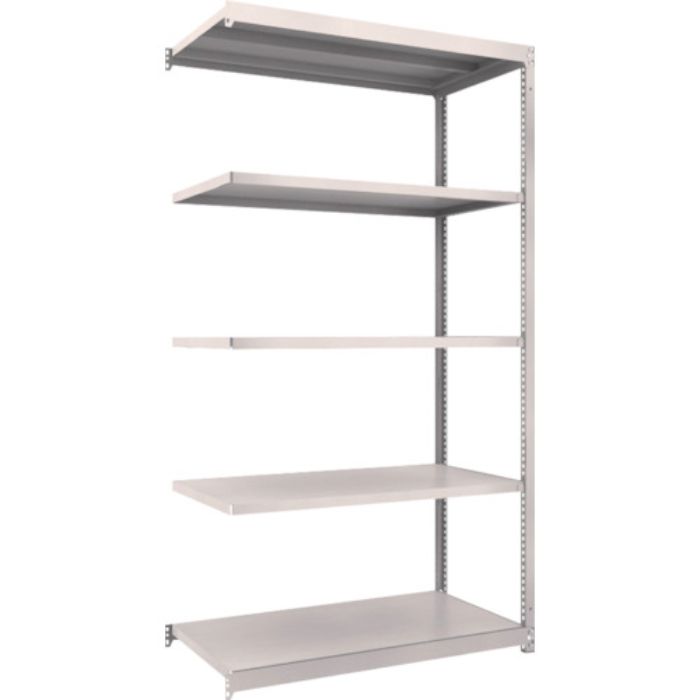 TRUSCO スチールラック M1.5型軽中量棚 1160X595XH2100 5段連結 ネオグレー(Tcode:5084008)